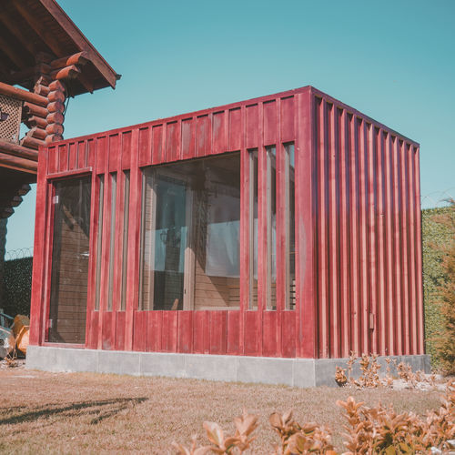 Holzsauna - Juno SPA Design & Manufacture - Metall / für Garten / Dampf