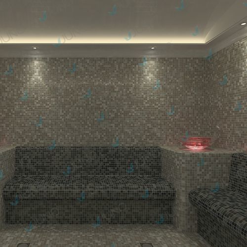 Türkisches Dampfbad - Juno SPA Design & Manufacture - mit integrierter Dusche / mit Salz für Halotherapie