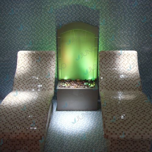Türkisches Dampfbad - Juno SPA Design & Manufacture - mit Salz für Halotherapie / gefliest / Kit