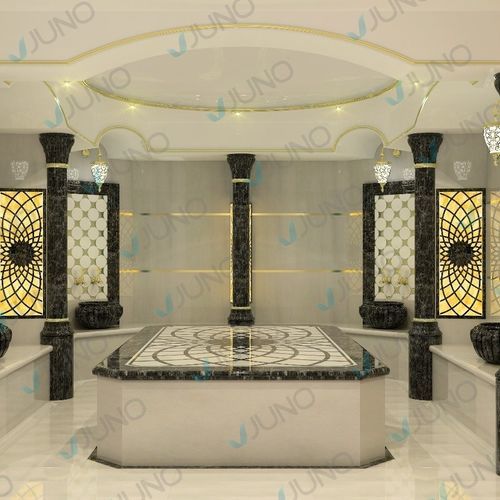 Marmor-Zwischendecke - Juno SPA Design & Manufacture - glasfaserverstärkter Kunststoff / Platten / für Bad