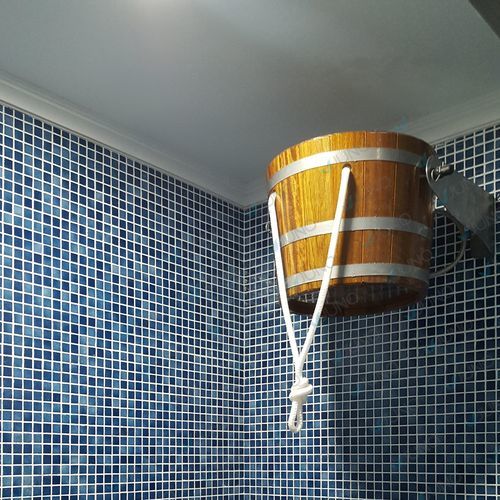 Seitliche Handdusche / Holz - Juno SPA Design & Manufacture - rund / beige / für Gewerbegebrauch