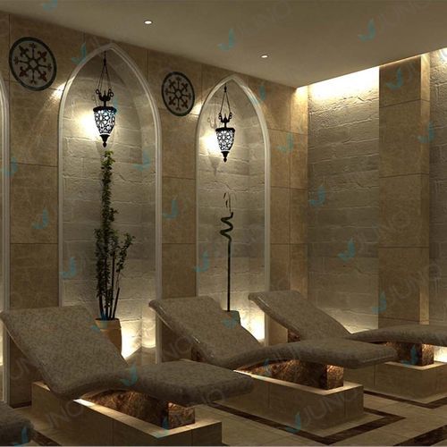 Ruheliege für professionellen Einsatz - Juno SPA Design & Manufacture - Marmor / Stoff