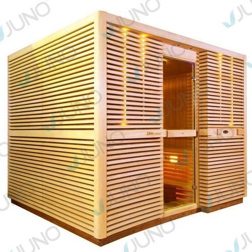 Metall-Whirlpoolüberdachung - Juno SPA Design & Manufacture - Marmor / Holz / Verbundwerkstoff
