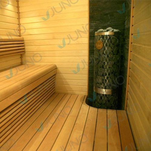 Bioethanol-Saunaofen - Juno SPA Design & Manufacture - für Eckeinbau / Metall / modern