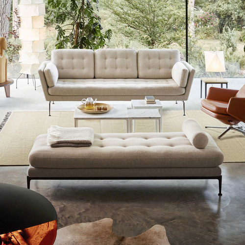 Moderne Tagesliege - SUITA - vitra - Stoff / Leder / Metall