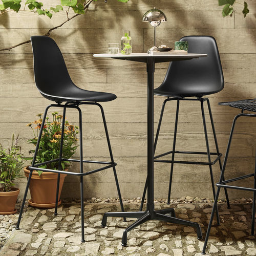 Moderner Barstuhl - RE - vitra - für Küche / für Außenbereich / Recyclingkunststoff