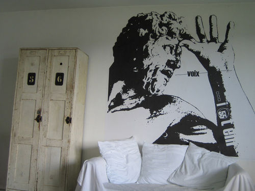 Silhouetten-Wandtattoo - PARTICULIER M - Mel et Kio