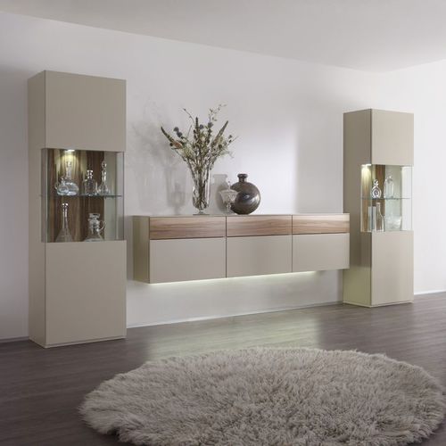 Wandmontiertes Sideboard - CUBO 021  - Sudbrock - modern / lackiertes Holz / grau