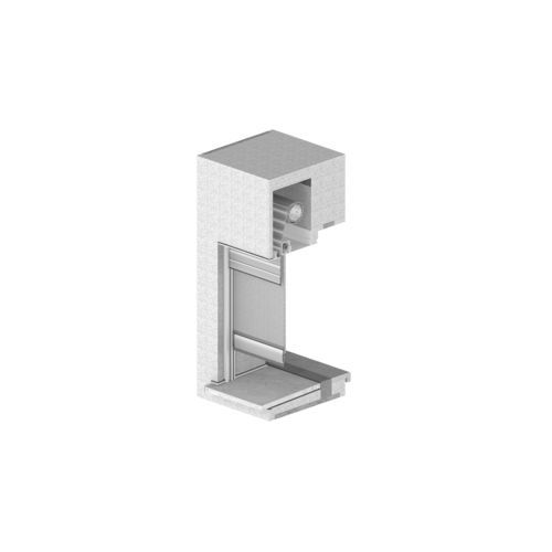 Aluminiumprofil - TRAV FRAME - HELLA - quadratisch / Fensterbank / Sonnenschutz