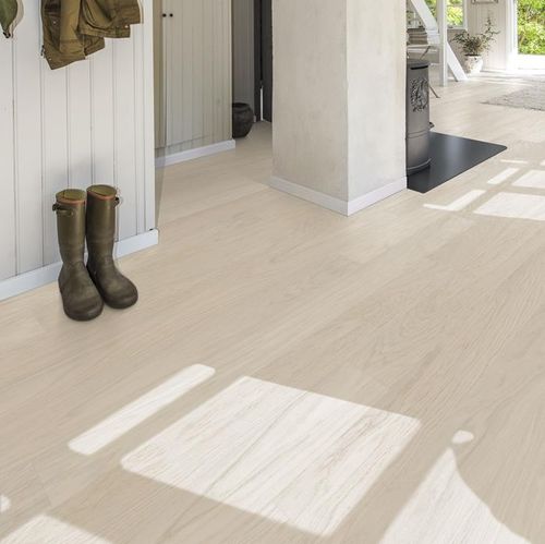 Mehrschichtparkett - COCONUT CREAM WIDE - Kahrs - Eiche / Mattfinish / verklebt