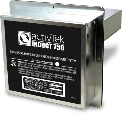 Freistehender Luftreiniger - INDUCT 750 - activTek Environmental