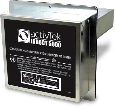 Freistehender Luftreiniger - INDUCT 5000 - activTek Environmental