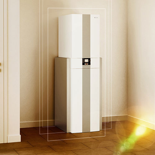 Gas-Heizkessel - CGS-2R - WOLF - mit Warmwasserbereiter / Wohnbereich / für den Innenraum