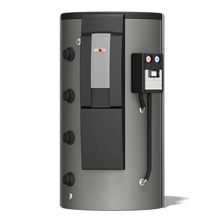 Solarwarmwasserbereiter - BSP-W - WOLF - freistehend / vertikal / mit Wärmepumpe