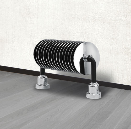 Heißwasser-Heizkörper - VIENNA - BRANDONI - originelles Design / Metall / Chrom