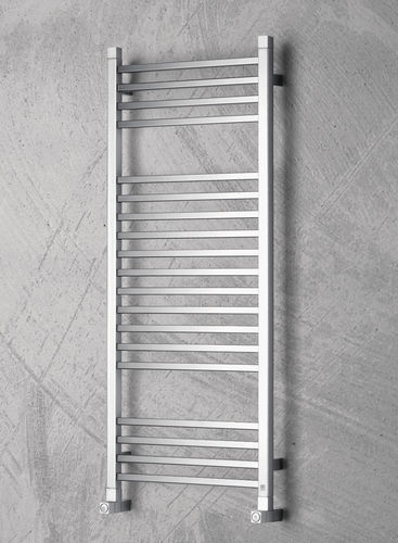 Heißwasser-Badheizkörper - QUADRO DESIGN - BRANDONI - modern / Metall / Chrom