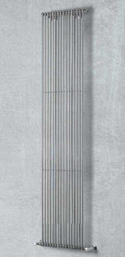 Heißwasser-Heizkörper - DIAMANTE  - BRANDONI - modern / Metall / Chrom