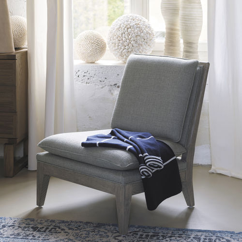 Klassischer Sessel - MILAGRA - BLANC D'IVOIRE - Stoff / Polyester / Acryl