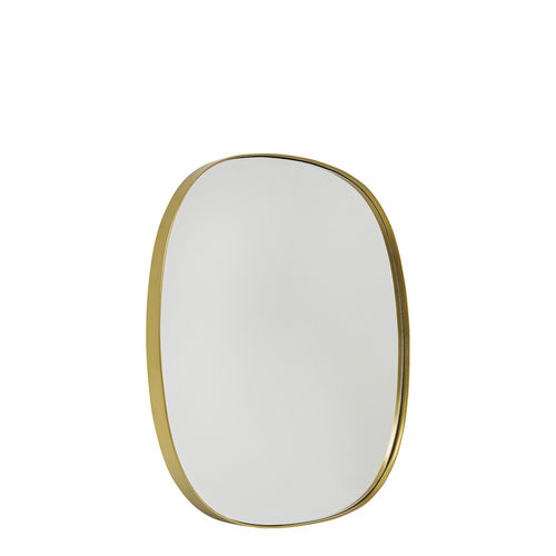 Wandmontierter Spiegel - ADELE - BLANC D'IVOIRE - klassisch / oval / MDF
