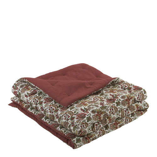 Baumwolle-Bettdecke - ELODIE - BLANC D'IVOIRE - Polyester