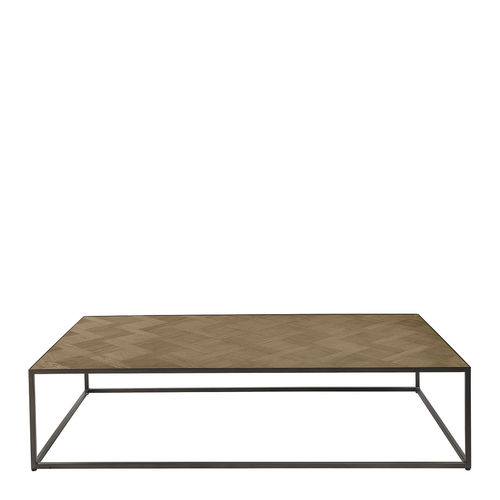 Moderner Couchtisch - AMELIE - BLANC D'IVOIRE - Eiche / Holzfurnier / Sperrholz