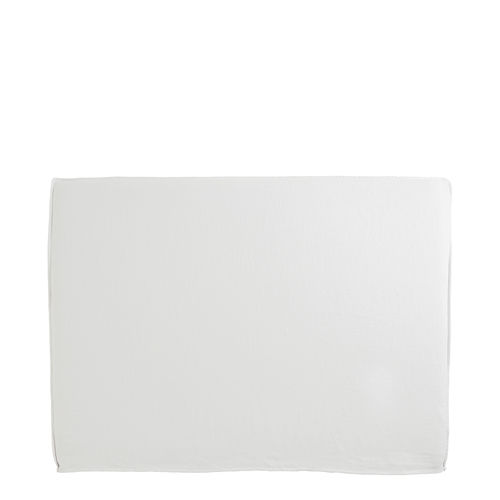 Kopfteil für Doppelbetten - LOUISE - BLANC D'IVOIRE - modern / Leinen / Schaumstoff