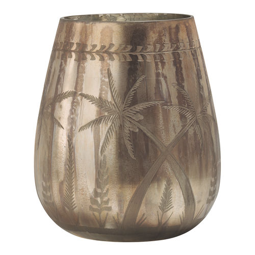 Klassische Vase - MIRAGE - BLANC D'IVOIRE - Glas / handgefertigt / Tisch