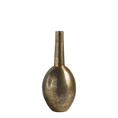 Klassische Vase - DELANO - BLANC D'IVOIRE - Aluminium / handgefertigt / Tisch