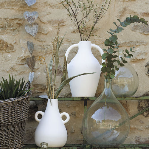Klassische Vase - GAIA - BLANC D'IVOIRE - Keramik / handgefertigt / Tisch