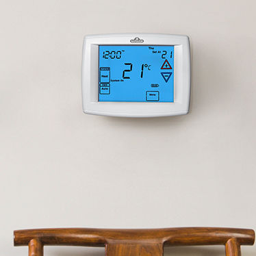Programmierbares Thermostat - NT95 - Napoleon Fireplaces (Wolf Steel Ltd.) - für Klimaanlagen / wandmontiert / weiß