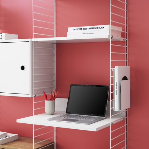 Modulregal - MEDIA - STRING FURNITURE - modern / lackiertes MDF / für Wohnzimmer