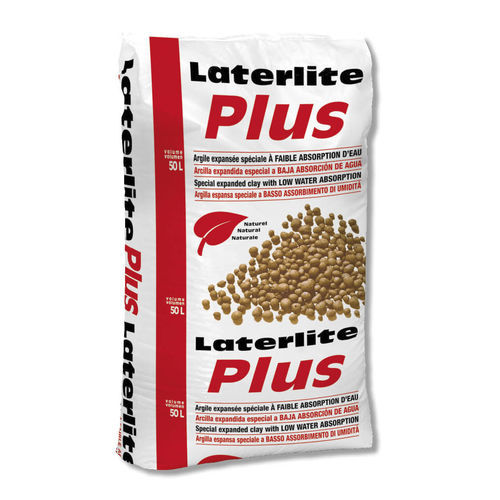 Blähton - PLUS - Laterlite s.p.a. - hydrophob / OSB / für Beton