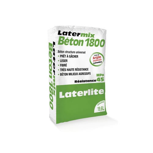 Leichtgewichtiger Beton - LATERMIX 1800 - Laterlite s.p.a. - Struktur / aus Blähton / hochbelastbar
