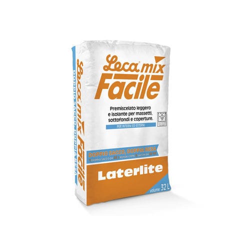 Leichtgewichtiger Beton - LATERMIX FACILE - Laterlite s.p.a. - aus Blähton / wasserdicht / isolierend