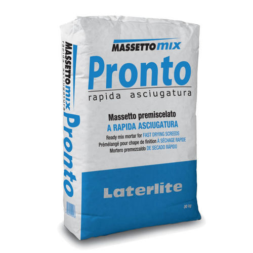 Mörtel für Estrich - MASSETTOMIX PRONTO - Laterlite s.p.a. - wasserdicht / mineralisch / für Zement