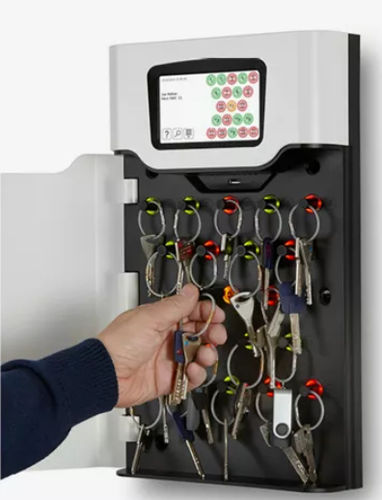 Schlüsselschrank für Gewerbegebrauch - TRAKA 21  - Mul-T-Lock® - Stahl / grau