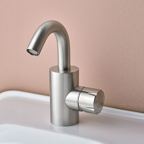 Bidet-Einhebelmischer - SYNTH 4509 - MINA Rubinetterie - Aufsatz / Edelstahl / für Badezimmer