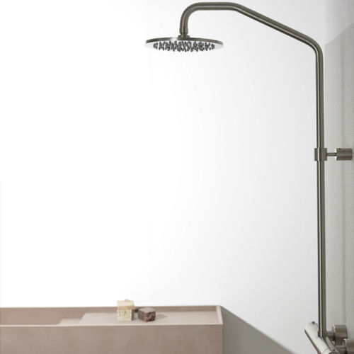 Wandmontiertes Duschsystem - CORSIVO 112M40 - MINA Rubinetterie - modern / für Gewerbegebrauch / Regenstrahl