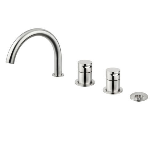 Edelstahl-Wannenset - GIOTTO 75891 - MINA Rubinetterie - im Bereich / modern / 4-Loch