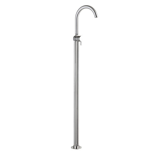 Einhebelmischer für Waschtisch - GIOTTO G29995T - MINA Rubinetterie - bodenstehend / Edelstahl / für Badezimmer
