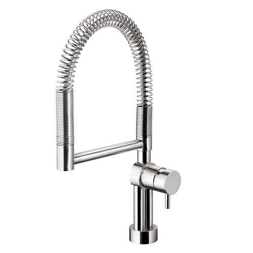 Aufsatz-Einhebelmischer - TWIST 9700 - MINA Rubinetterie - Edelstahl / für Küche / 1-Loch