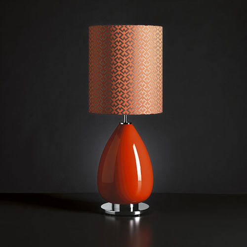 Tischlampe - VALENTINA - Carlesso - Seide / modern / mit Kabel