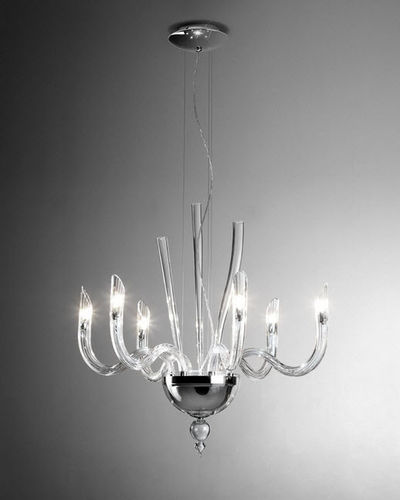 Moderner Kronleuchter - ALNAYR - Carlesso - Glas / geblasenes Glas / mit Glühlampe