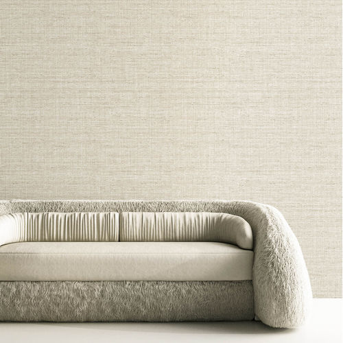 Moderne Tapete - AURA : TESSUTO - Parato - Vinyl / einfarbig / Stoffoptik