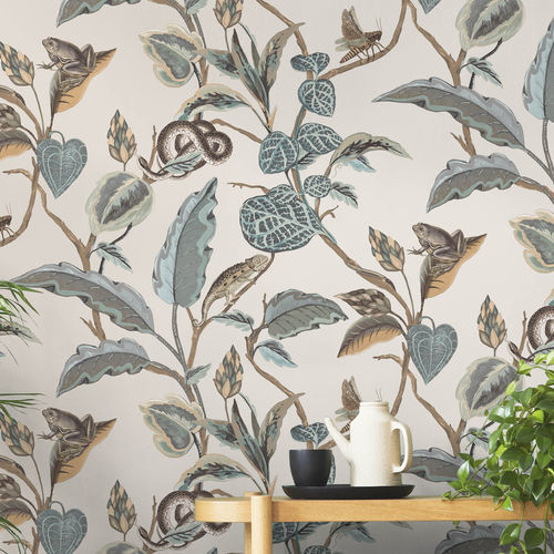 Moderne Tapete - BOTANY HOUSE : BOTANICA - Parato - Naturmotiv / Blumenmotiv / mehrfarbig