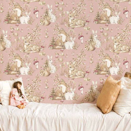 Moderne Tapete - MiniMe : BOSCO - Parato - Naturmotiv / Tiermuster / Kindermotiv