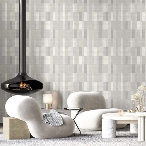 Moderne Tapete - TERRA : TILES - Parato - Vinyl / geometrisches Muster / Fliesenoptik