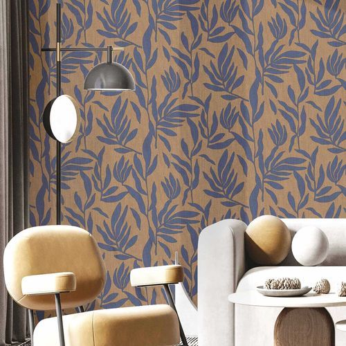 Moderne Tapete - ENERGIE : MATISSE - Parato - Vinyl / Naturmotiv / grün