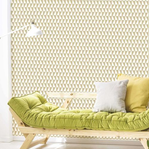 Moderne Tapete - ENERGIE : MINIMAL - Parato - Vinyl / geometrisches Muster / grau