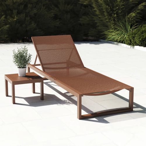 Moderne Sonnenliege - EOS - case - Stoff / Textilene / Aluminium